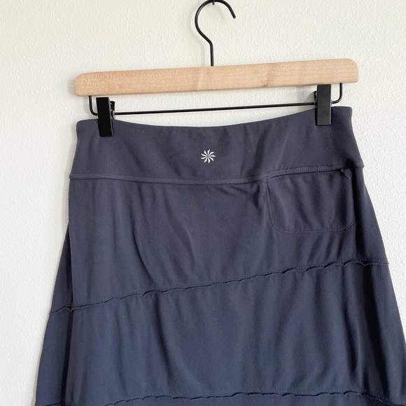 Athleta charcoal grey Asymmetrical Skirt - Picture 8 of 11